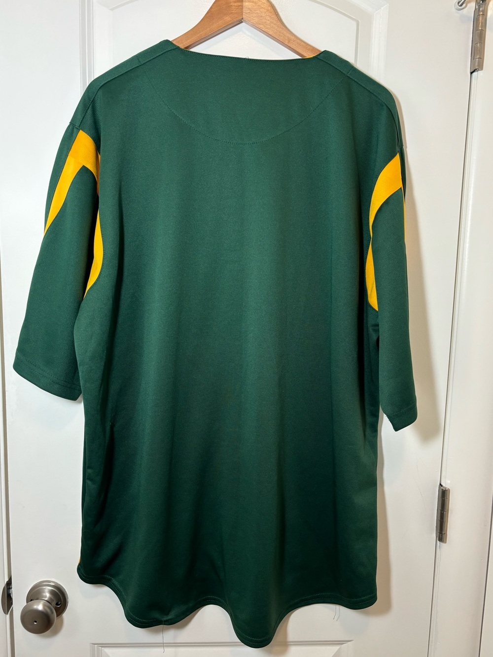 Oakland Athletics Green & Yellow Baseball Jersey #276 - Picture 5 of 7